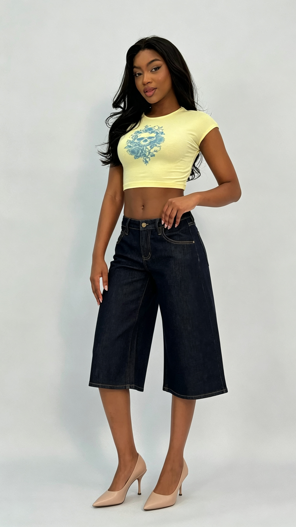 Alyssa Denim Jorts