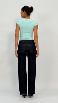 Simi Mid-Waist Straight Leg jeans