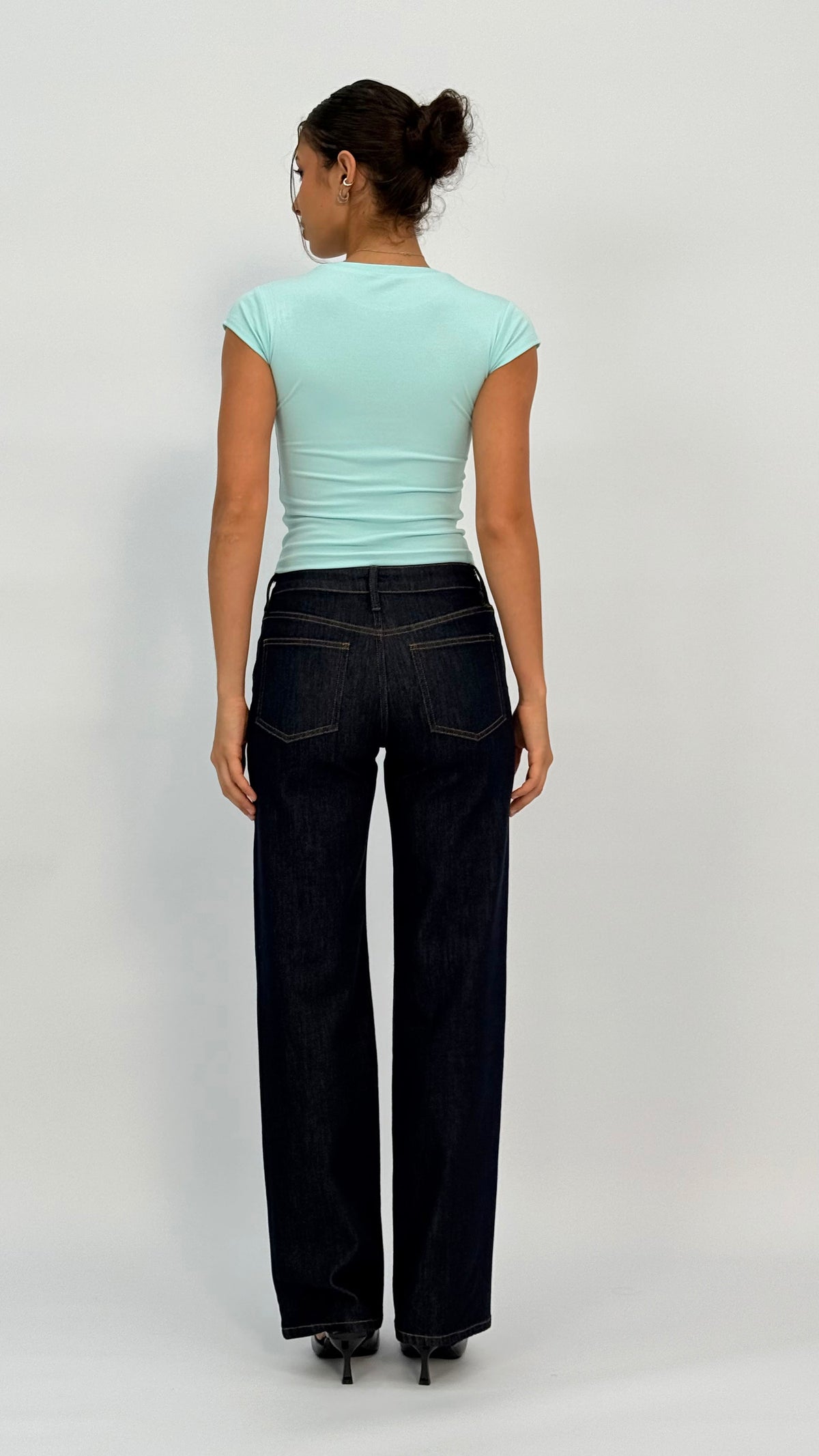 Simi Mid-Waist Straight Leg jeans