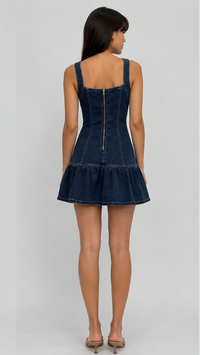 Jo Embellished Denim Dress