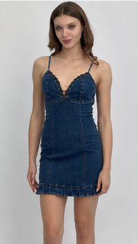 Aria Denim Mini Dress