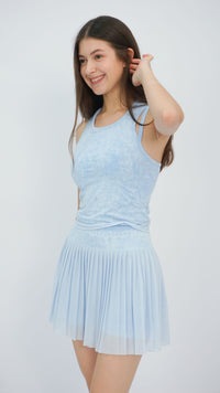 Skylar Baby Blue Skort