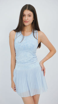 Skylar Baby Blue Skort