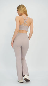 Light Taupe Yoga Pants