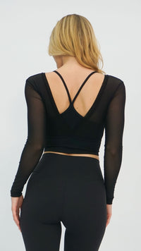 Black Mandi Top
