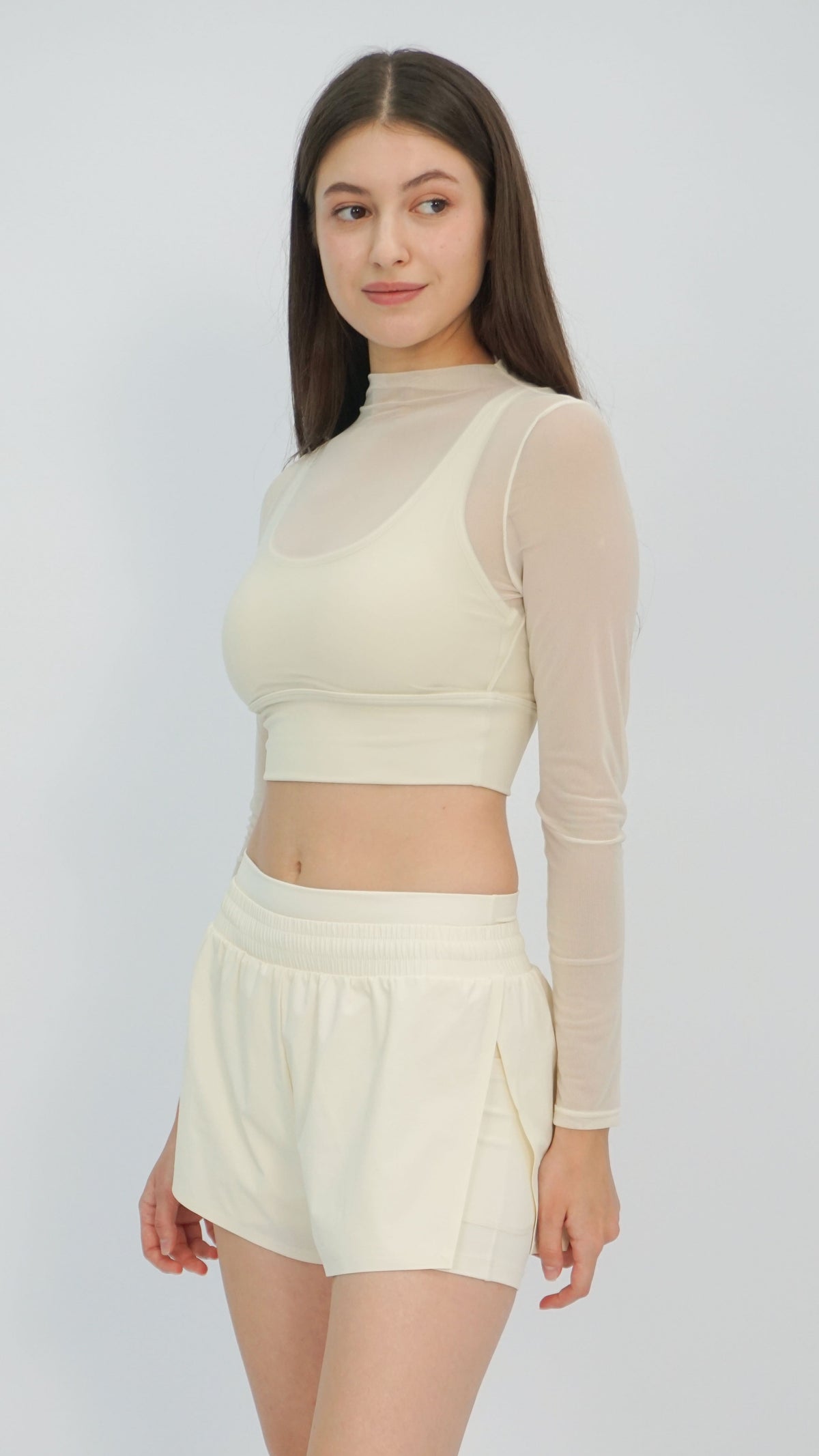 Cream Letti Athletic Shorts