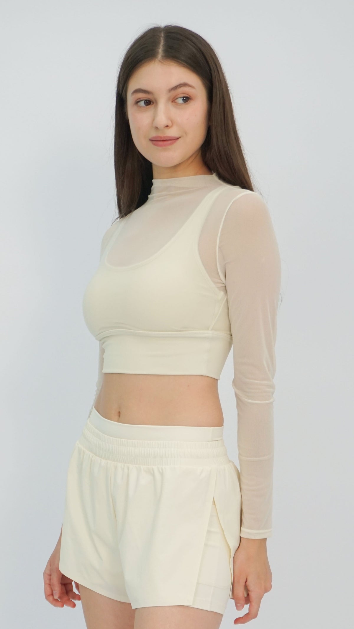 Stevie Sheer Long Sleeve Top