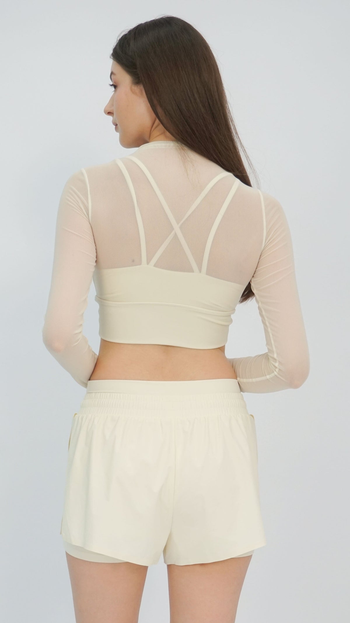 Cream Letti Athletic Shorts