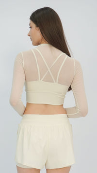 Stevie Sheer Long Sleeve Top