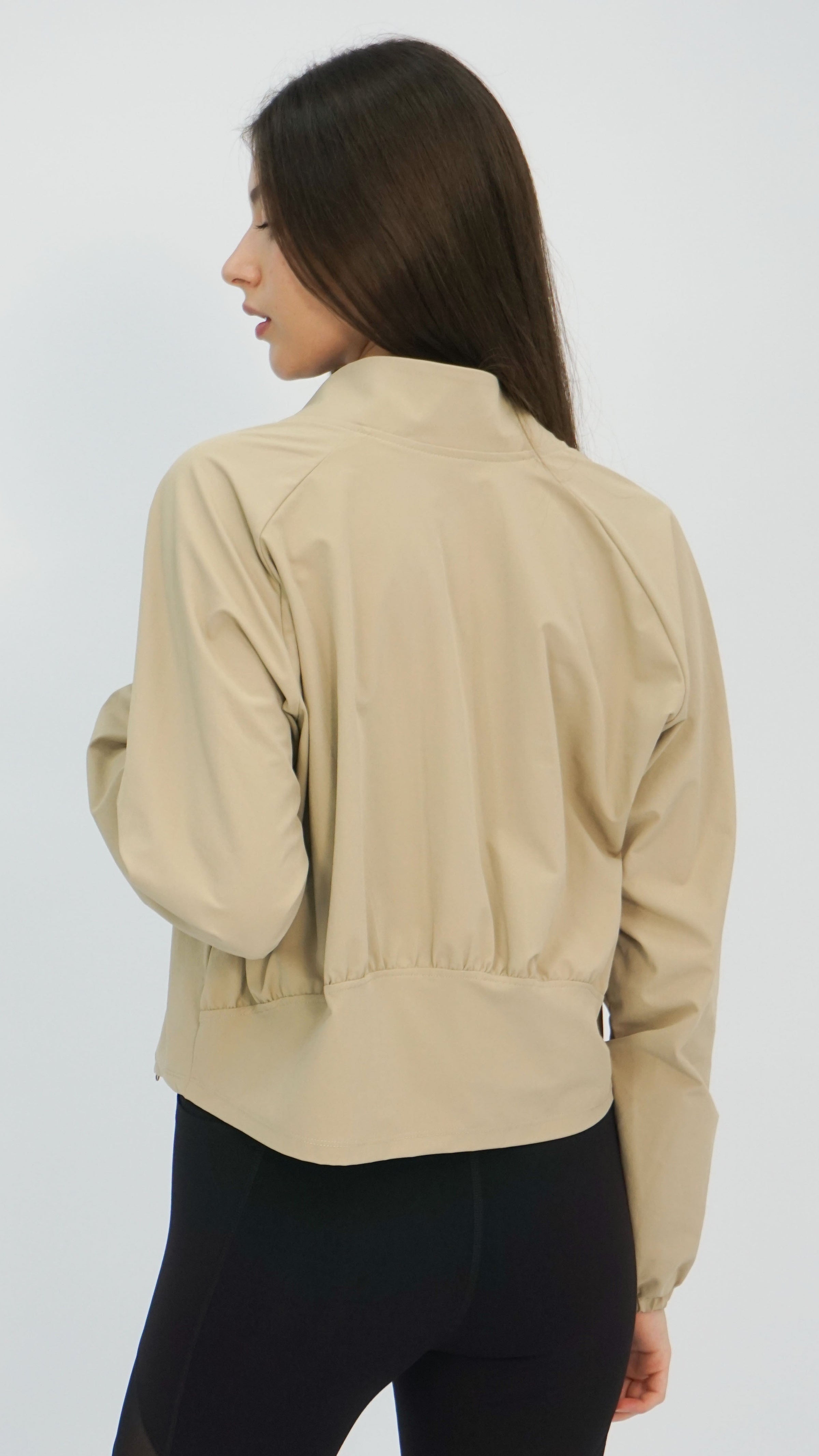 Tan Pol Windbreaker Jacket