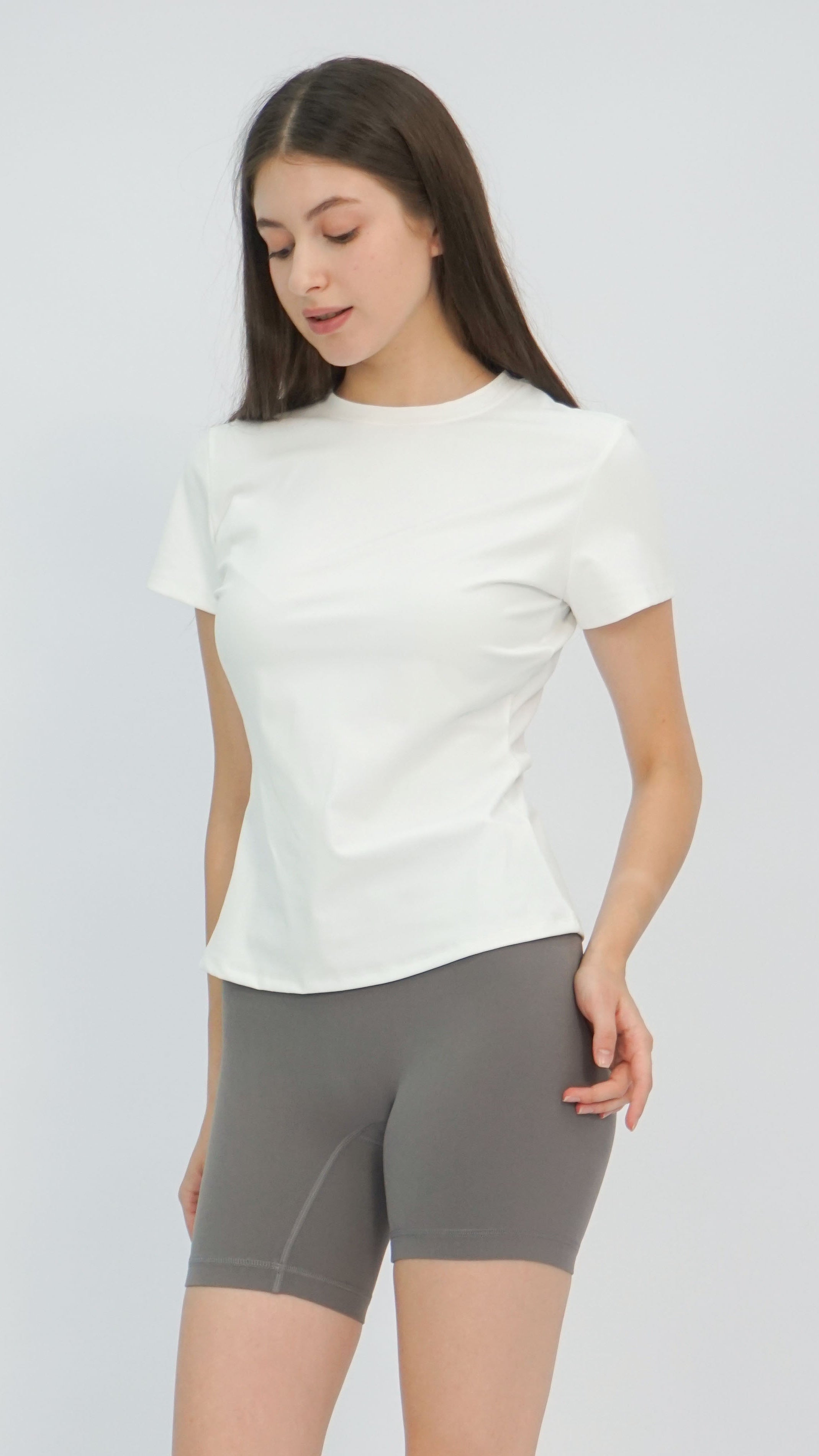 White Longline T-Shirt