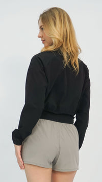 Black Pol Windbreaker Jacket