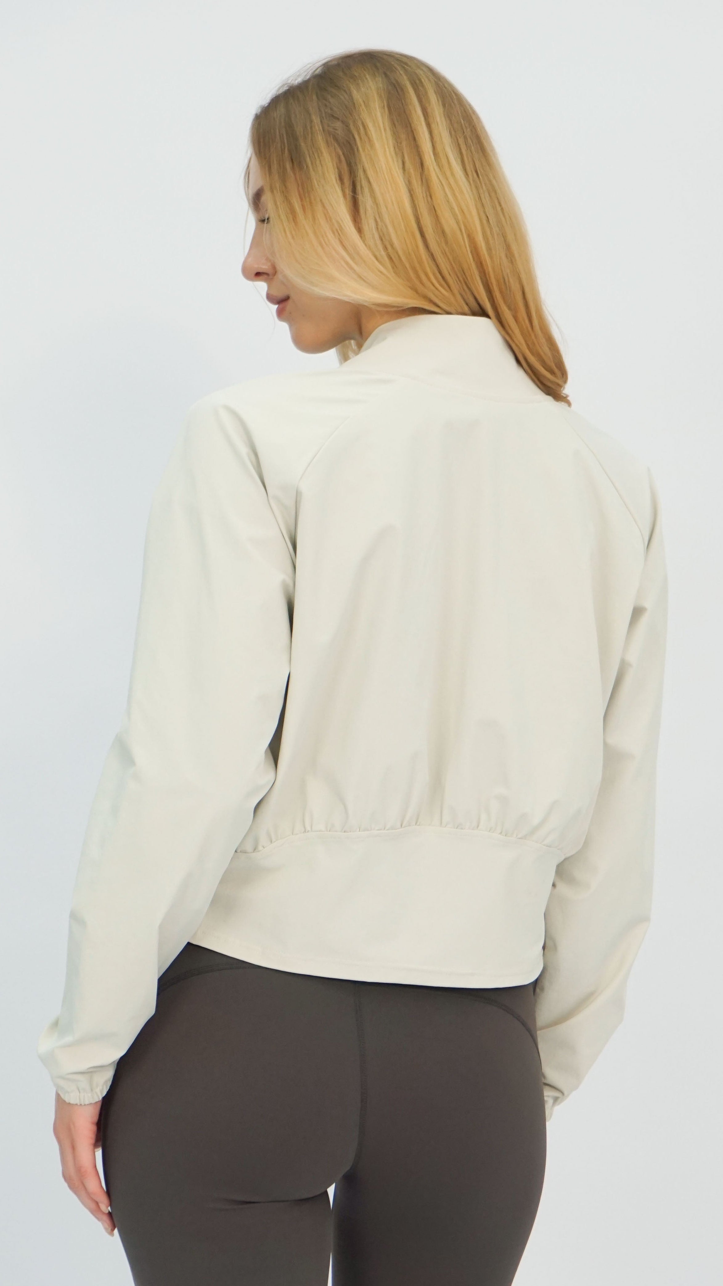 Cream Pol Windbreaker Jacket