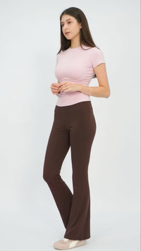 Chocolate Jalen Bootcut Yoga Pants