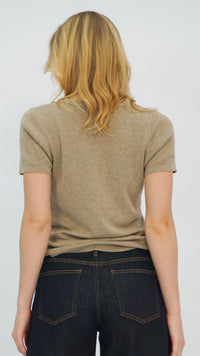 Tan Relaxed Fit T-Shirt