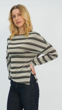 Perri Batwing Long Sleeve Top