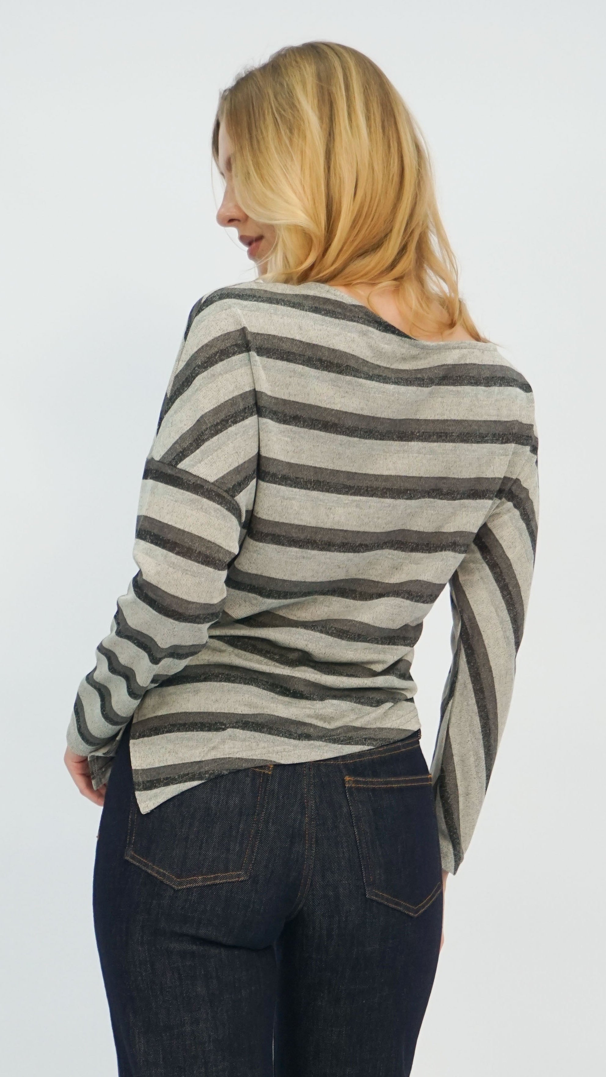 Perri Batwing Long Sleeve Top