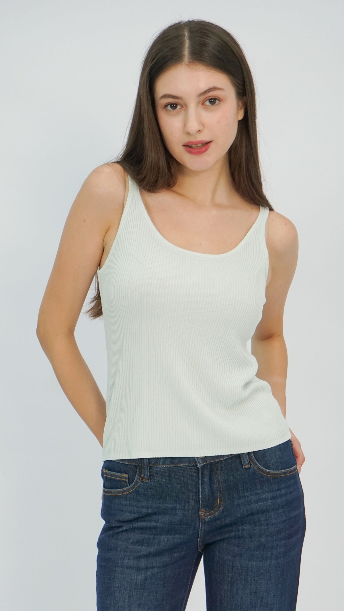 White Miti Tank Top