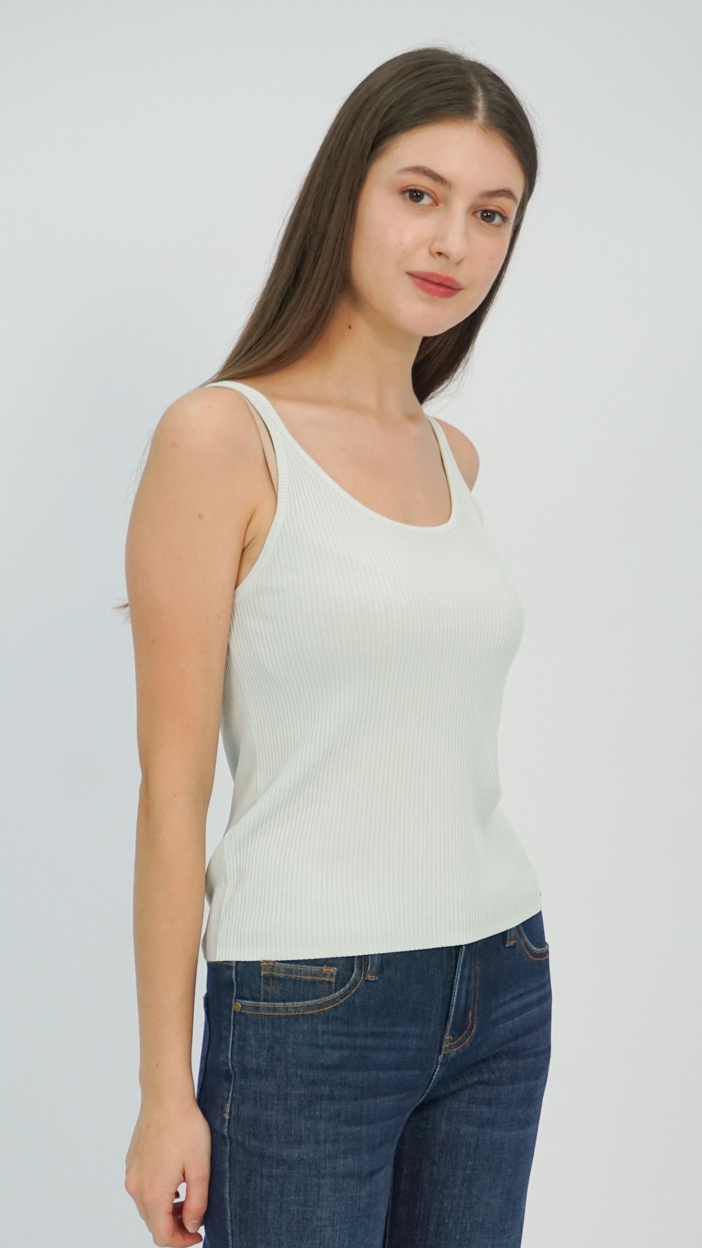 White Miti Tank Top