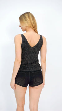 Black Marci Knit Tank Top