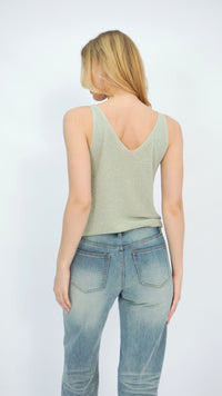 Grey Marci Knit Tank Top