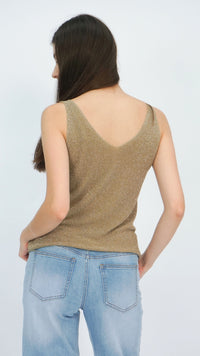 Beige Marci Knit Tank Top