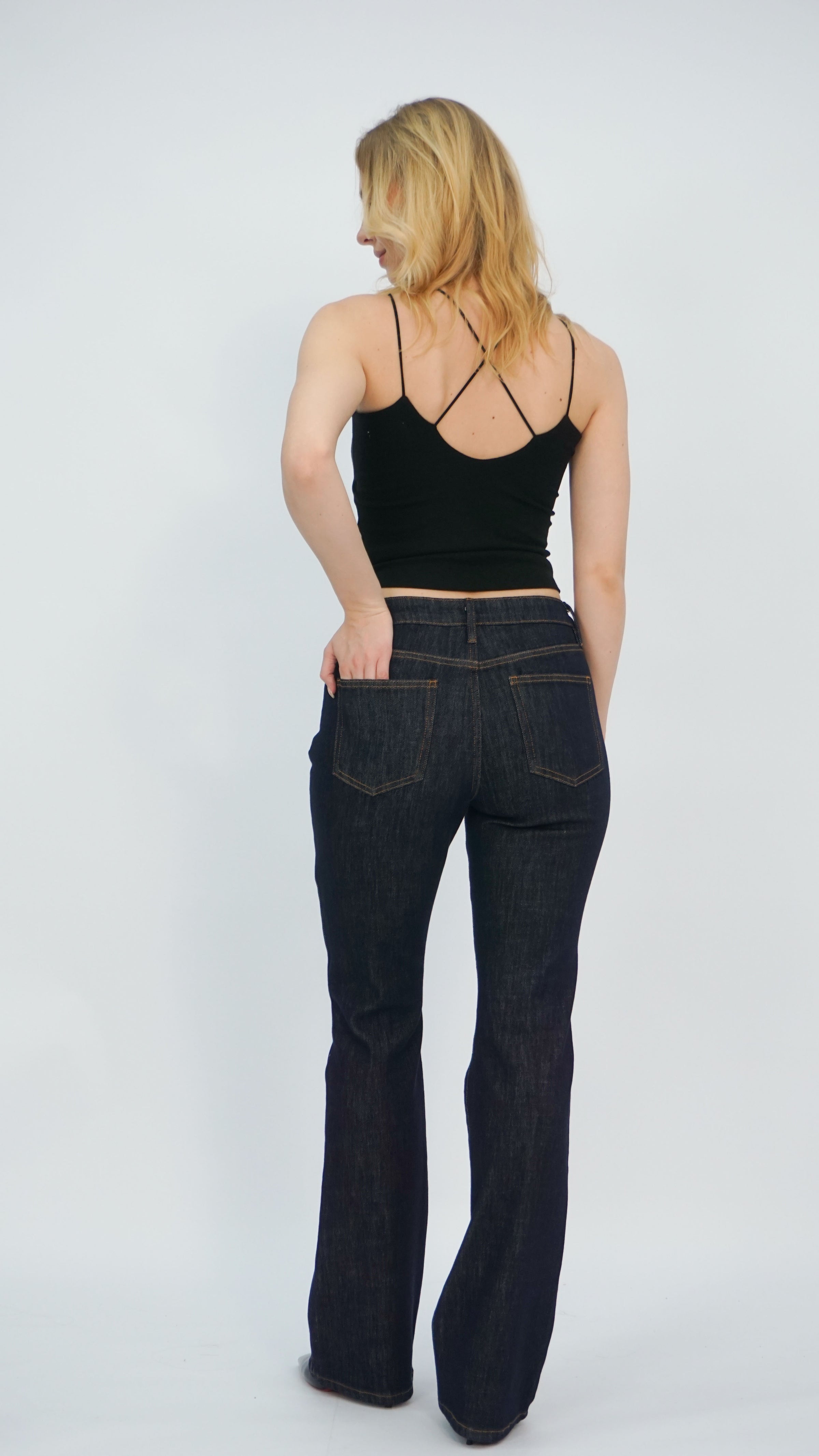 Black Double Strap Active Tank