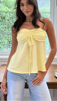Sunny Strapless Knit Top