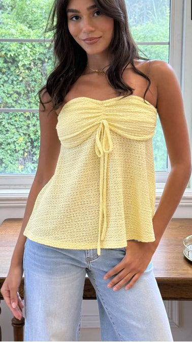 Sunny Strapless Knit Top