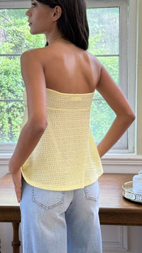 Sunny Strapless Knit Top