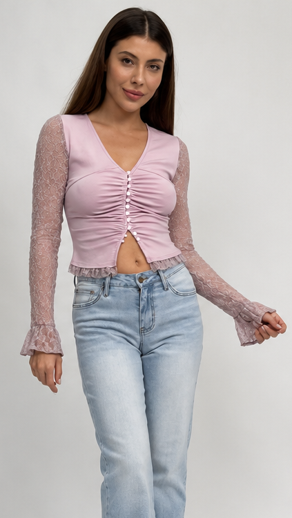 Velina Long Sleeve Top
