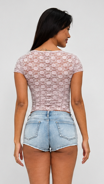 TREND - Lacy Crop Top