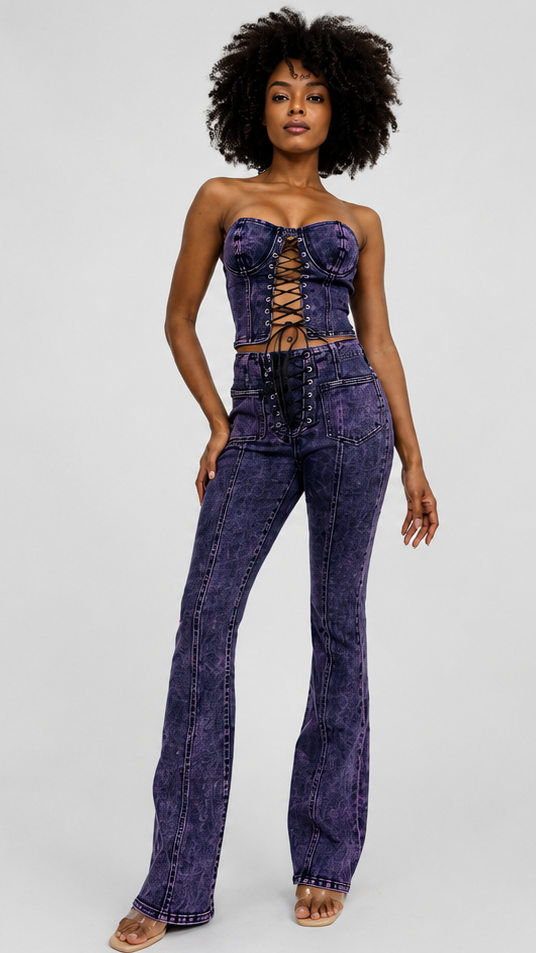 Electric Acid Wash Jeans