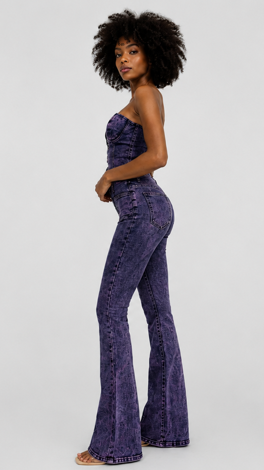 Electric Acid Wash Jeans