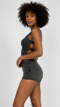 Rebel Denim Romper