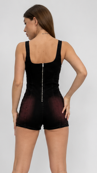 Harper Denim Romper