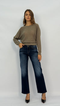 Cam Mid Waist Wide Fit Jeans