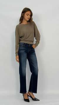Cam Mid Waist Wide Fit Jeans
