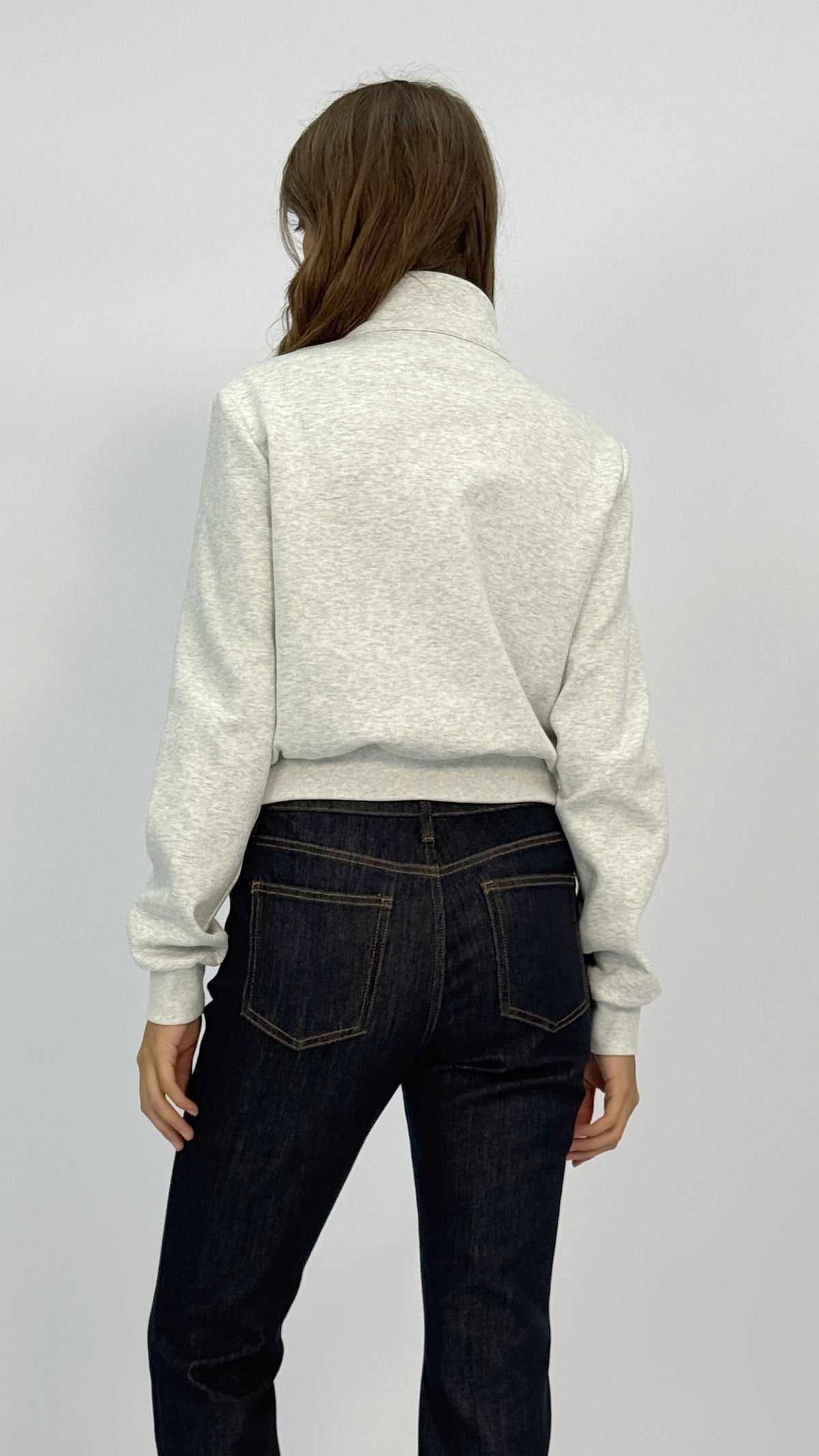 Quinn Light Heather Grey Jacket