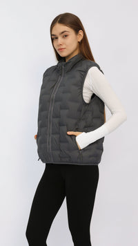 Blaine Grey Puffer Vest