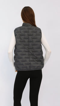 Blaine Grey Puffer Vest