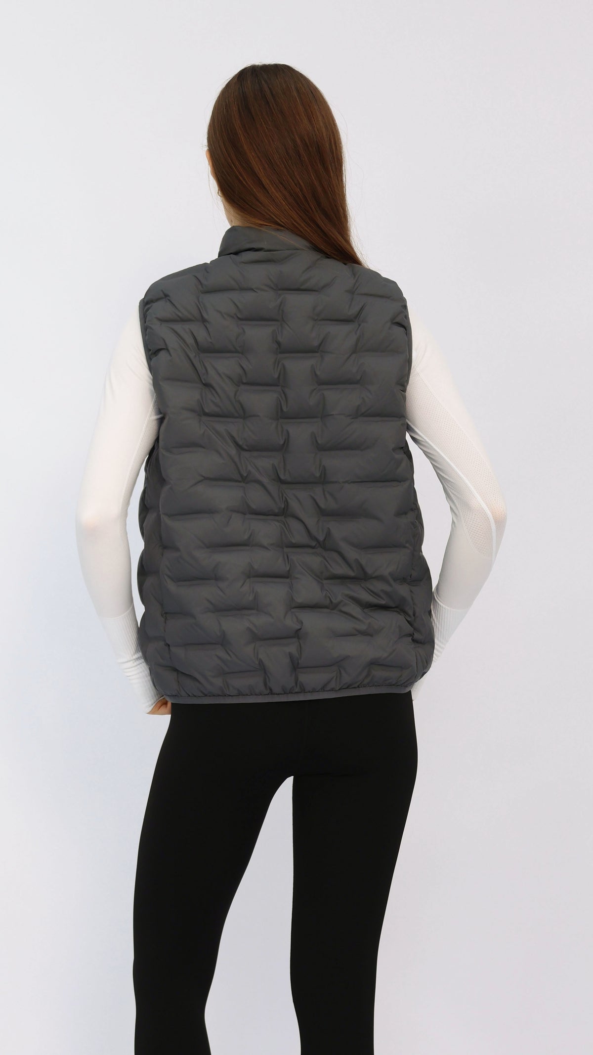 Blaine Grey Puffer Vest