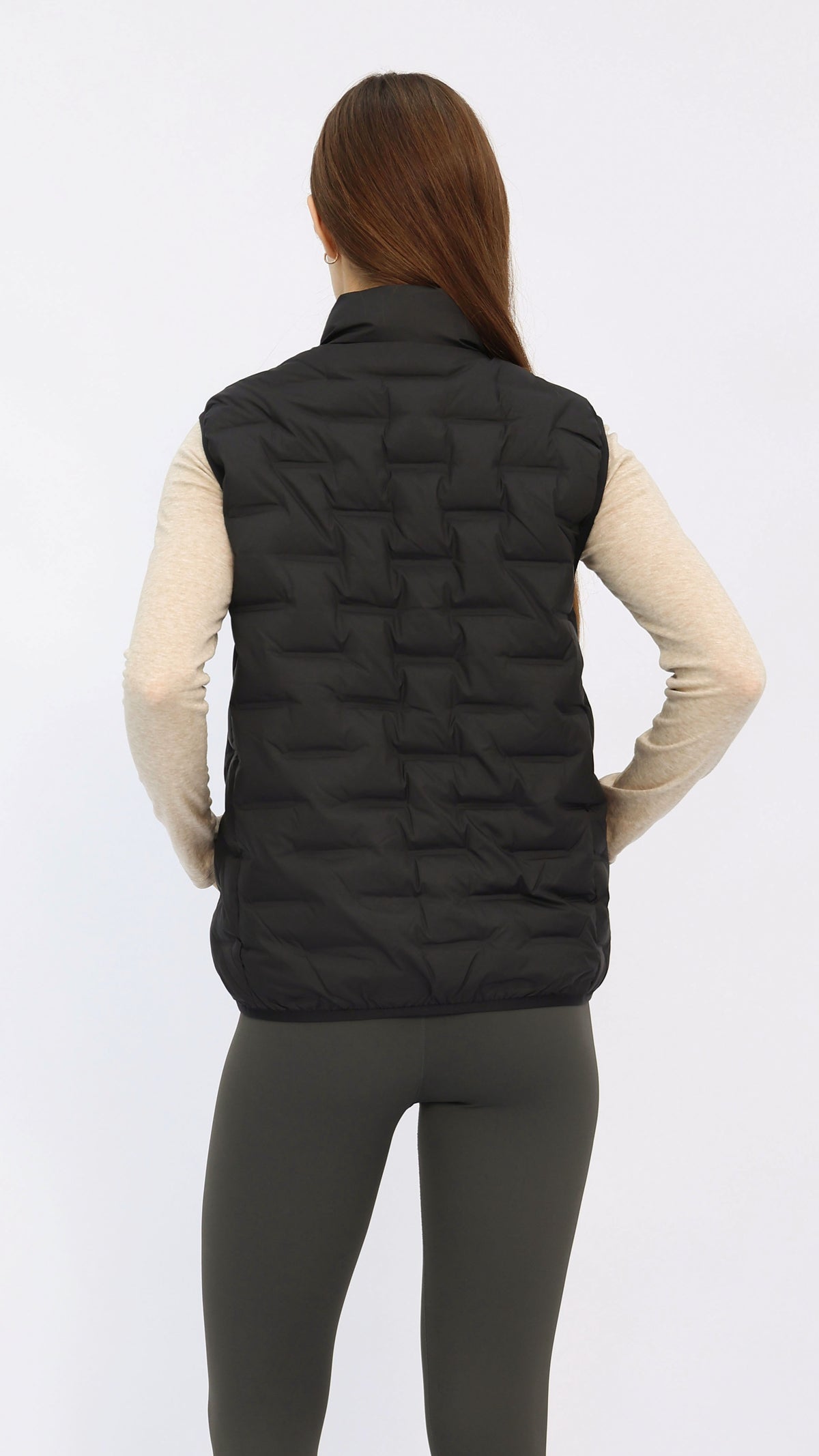 Blaine Black Puffer Vest