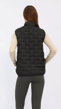 Blaine Black Puffer Vest