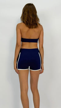 Trixie Navy Halter Sports Bra