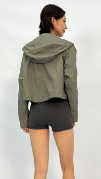 Vera Olive Green Water‑Repellent Jacket