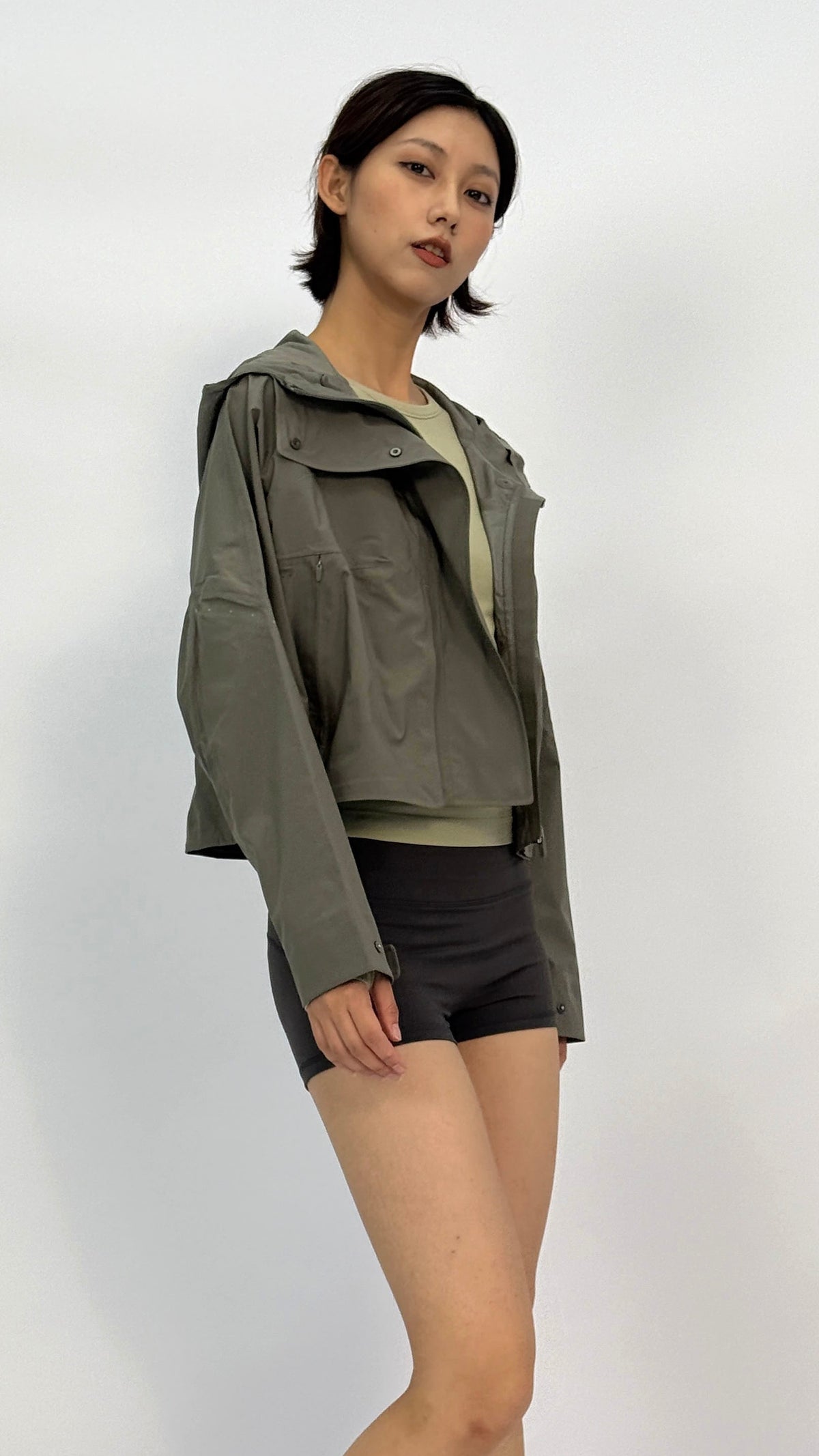 Vera Olive Green Water‑Repellent Jacket