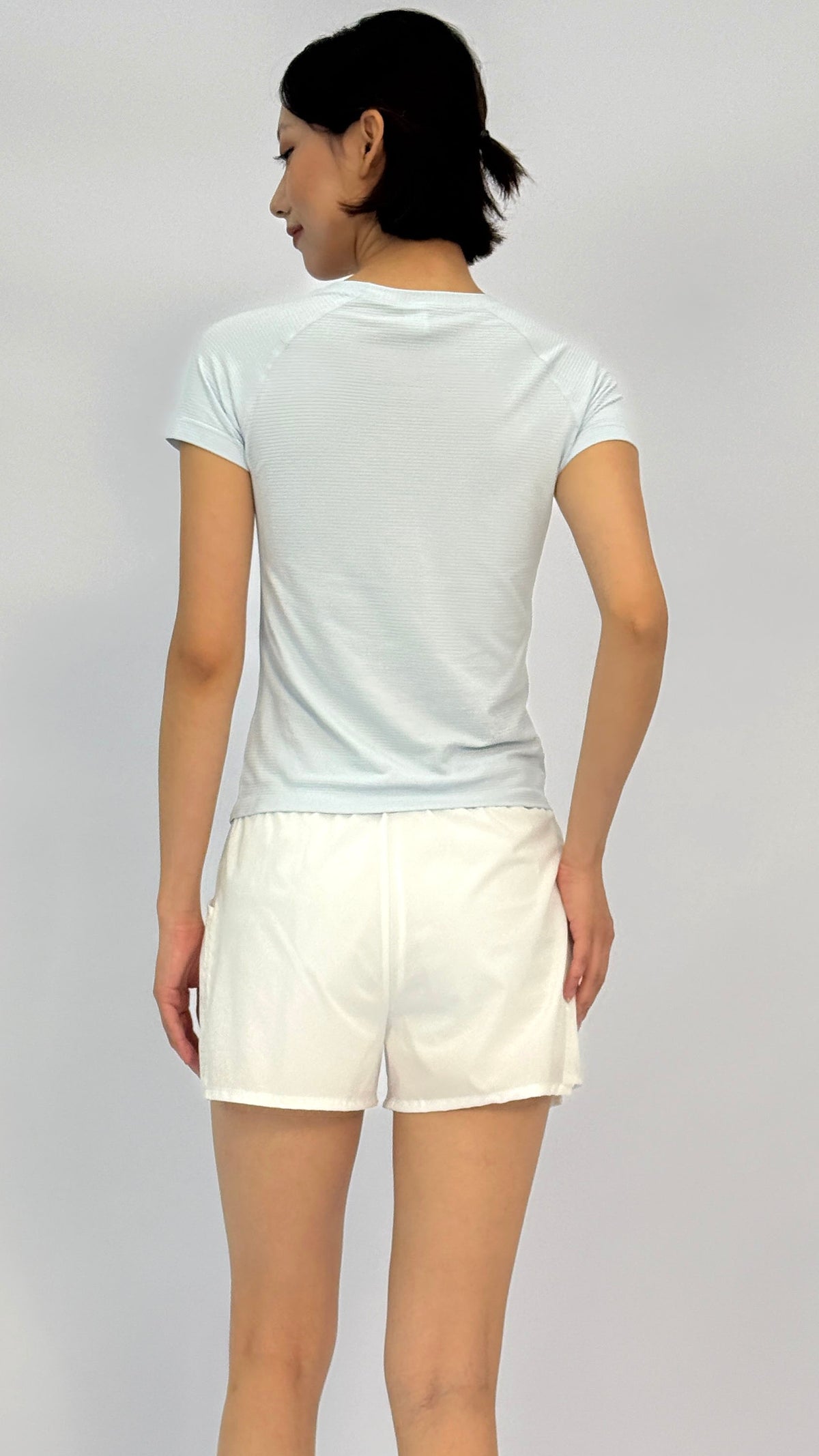 Polly Blue Short Sleeve Top