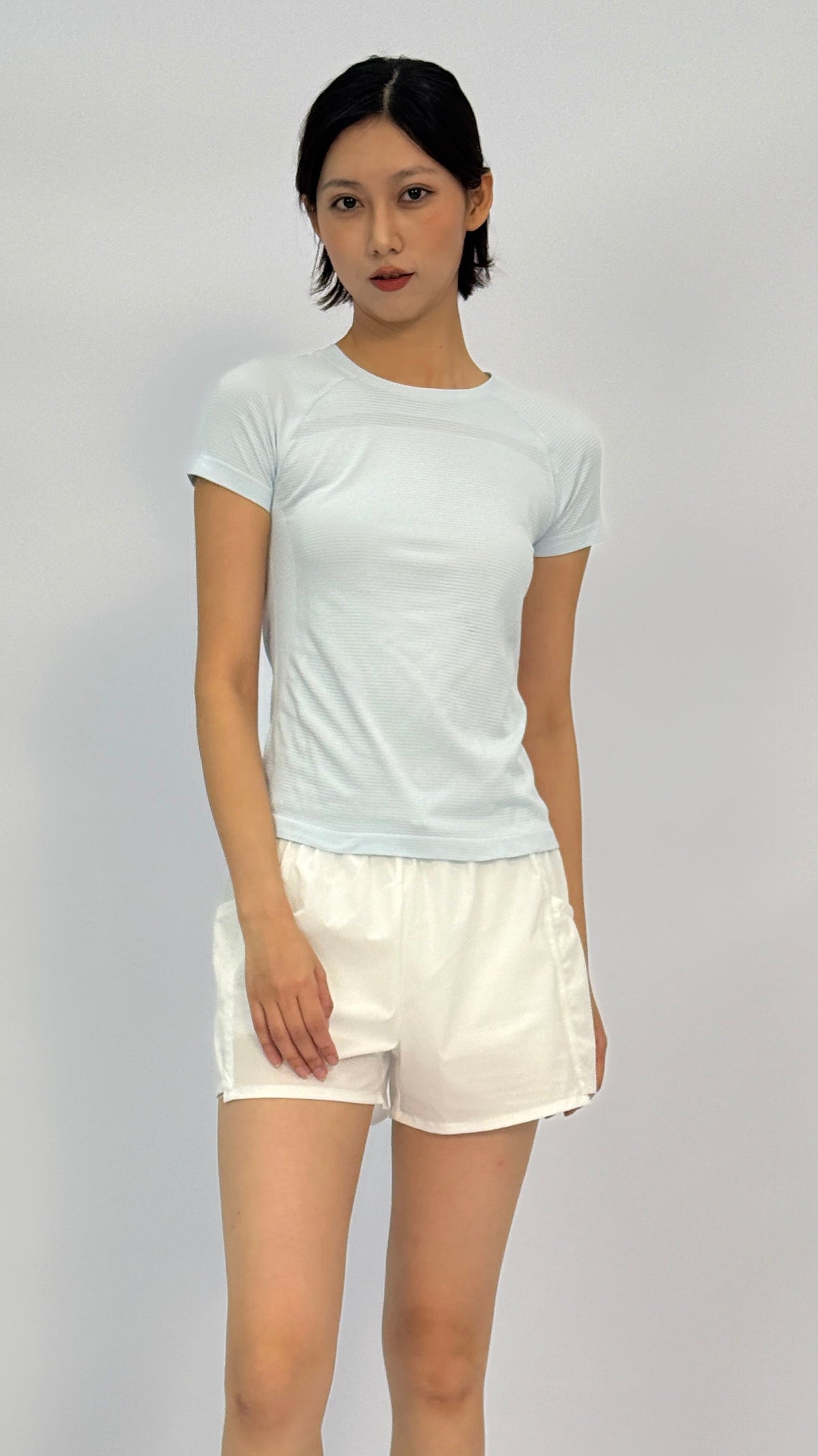 Polly Blue Short Sleeve Top