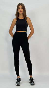 Krista Black High Waisted Leggings